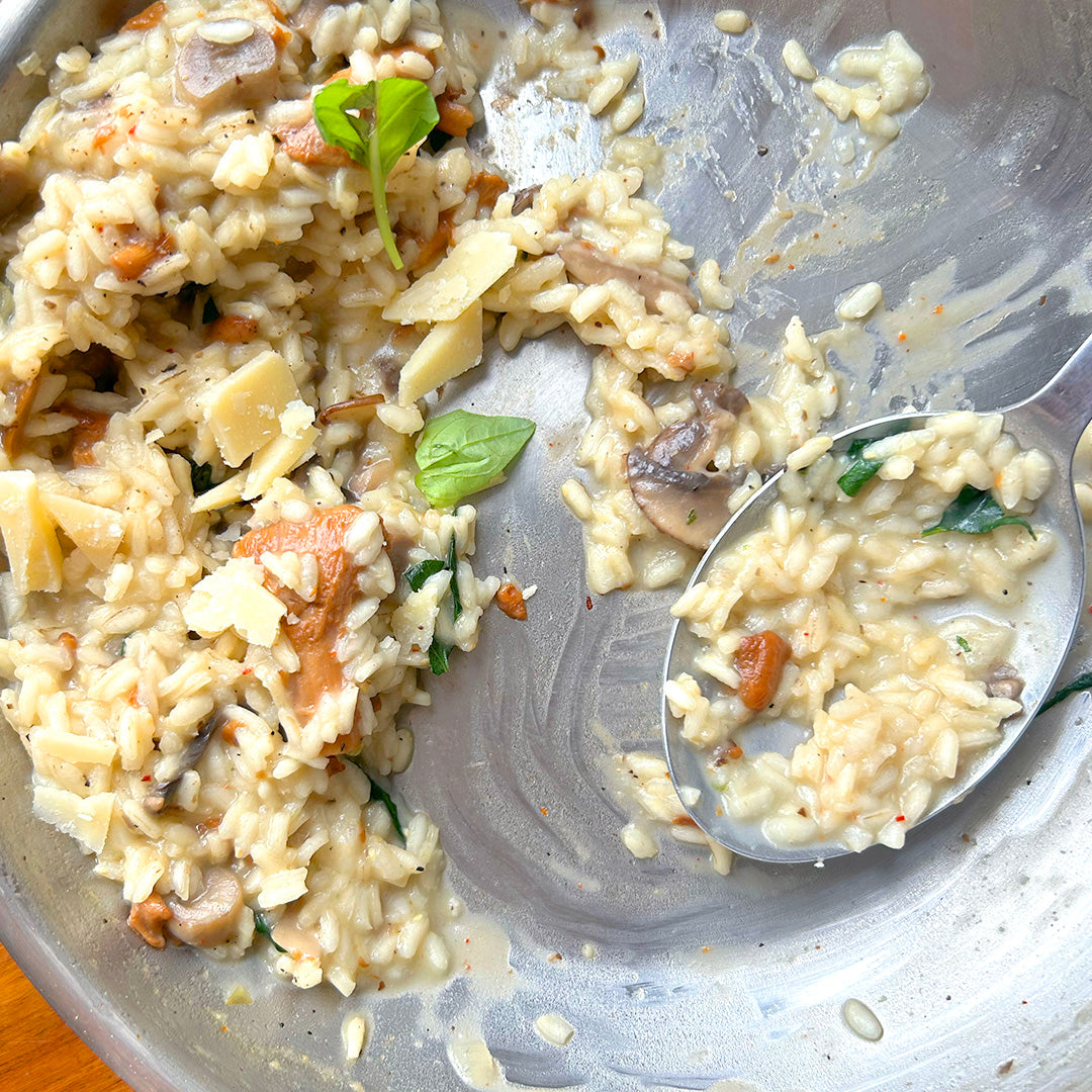 Poêle en inox 18/10 manche fixe Atma