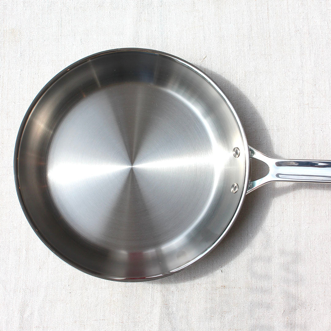 Poêle manche fixe inox 18/10 Cristel