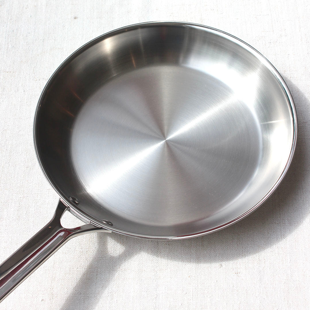 Poêle manche fixe inox 18/10 Cristel