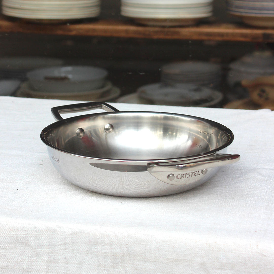 Plat à anses en inox 18/10 cinq couches