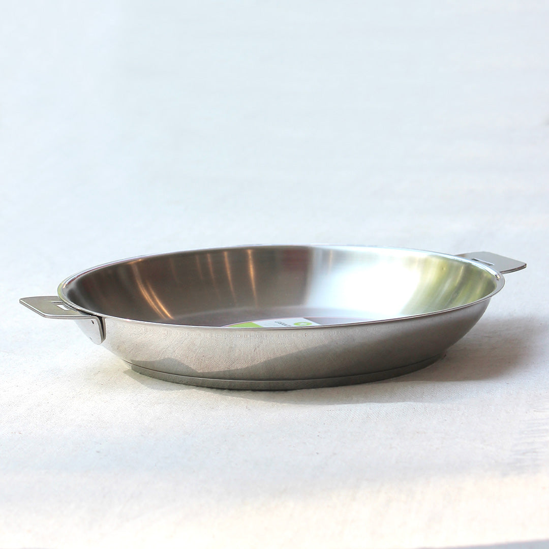 Poêle inox 18/10 manche amovible
