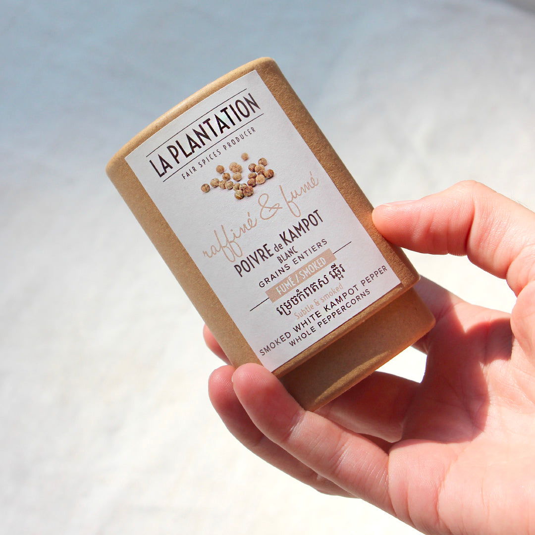 Poivre blanc fumé de Kampot