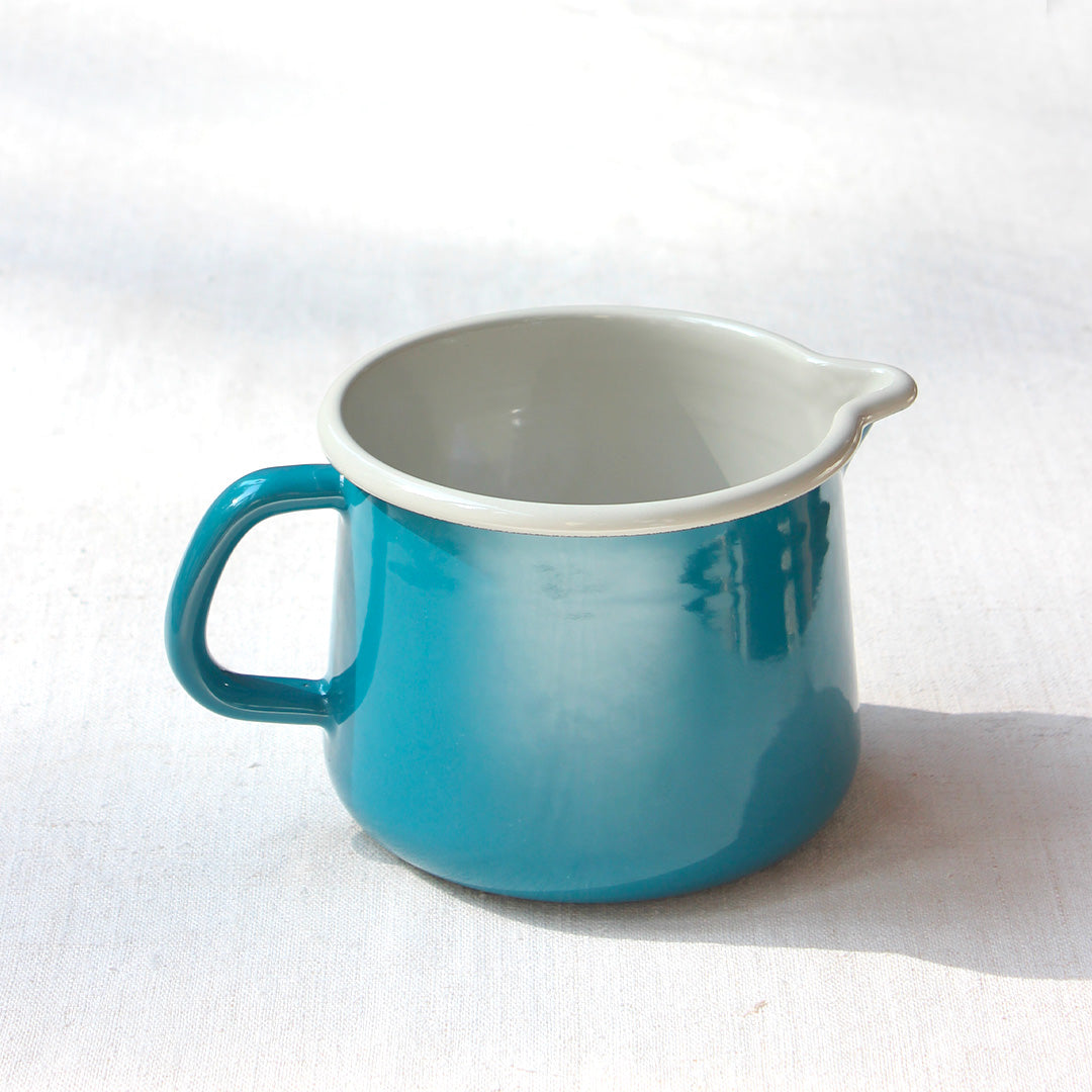 Saucière sur feu acier émaillé Riess bleu