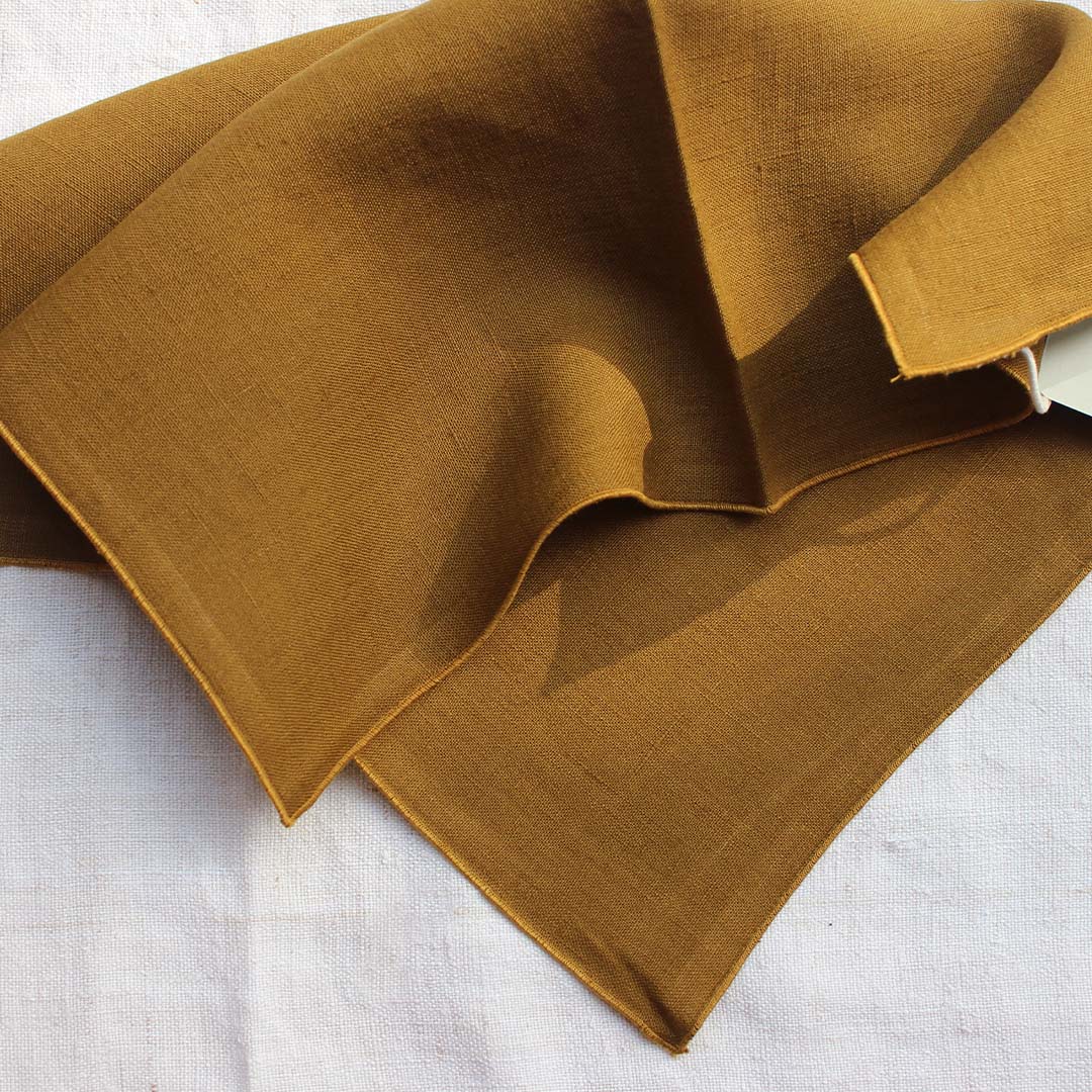 Serviettes de table 100% lin uni