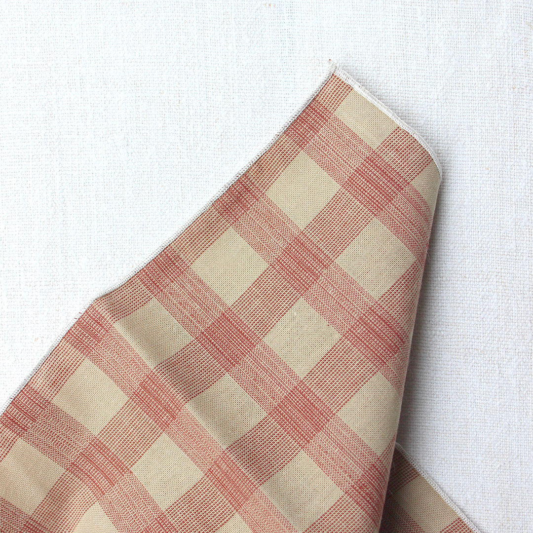 4 serviettes tartan sauge