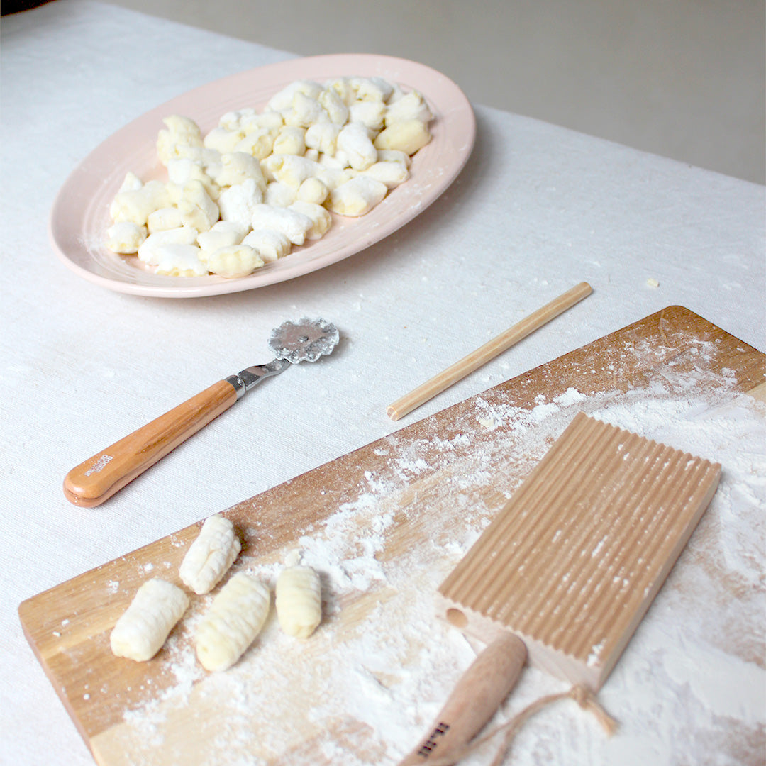 Tablette strillée à gnocchis