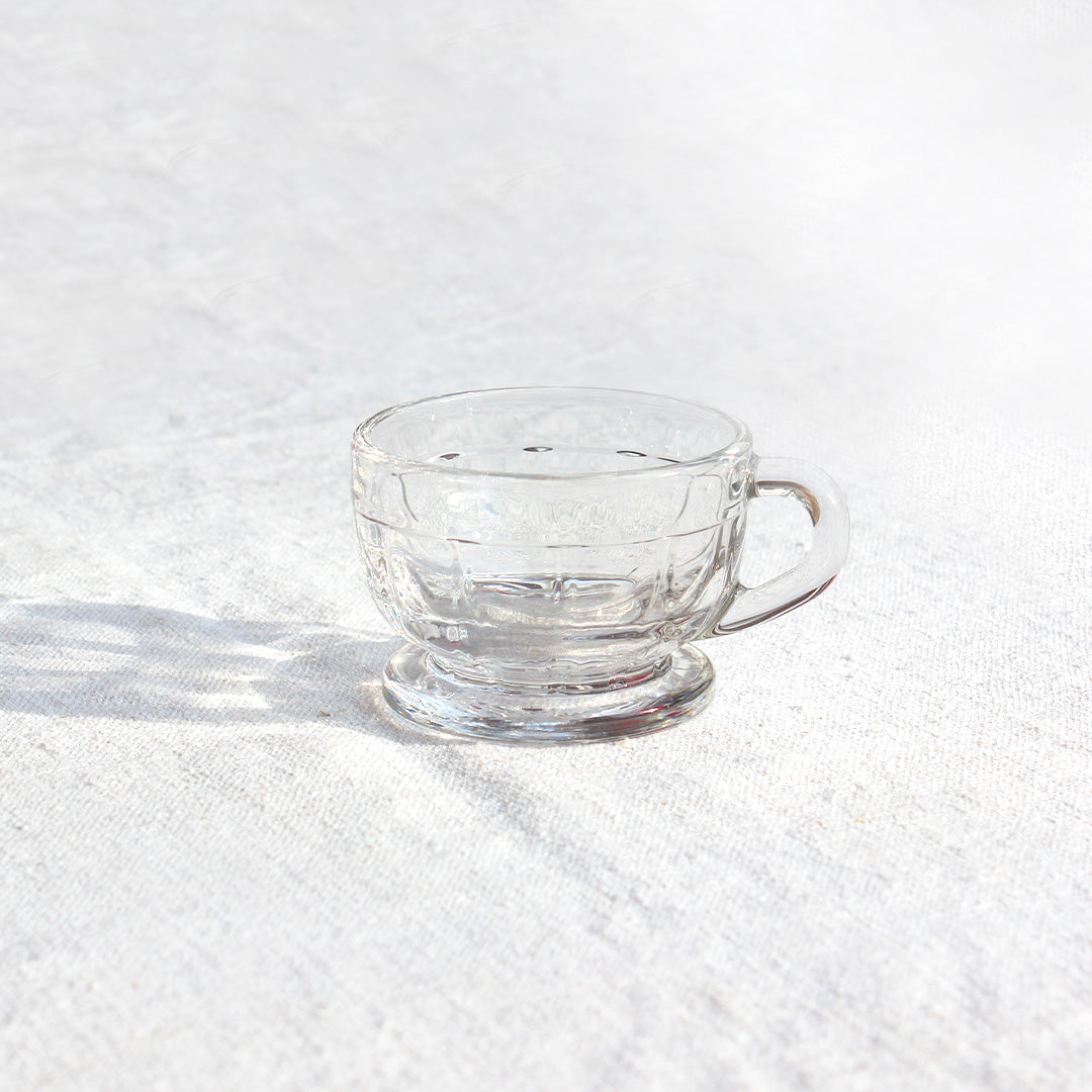 Tasse à expresso en verre la rochère