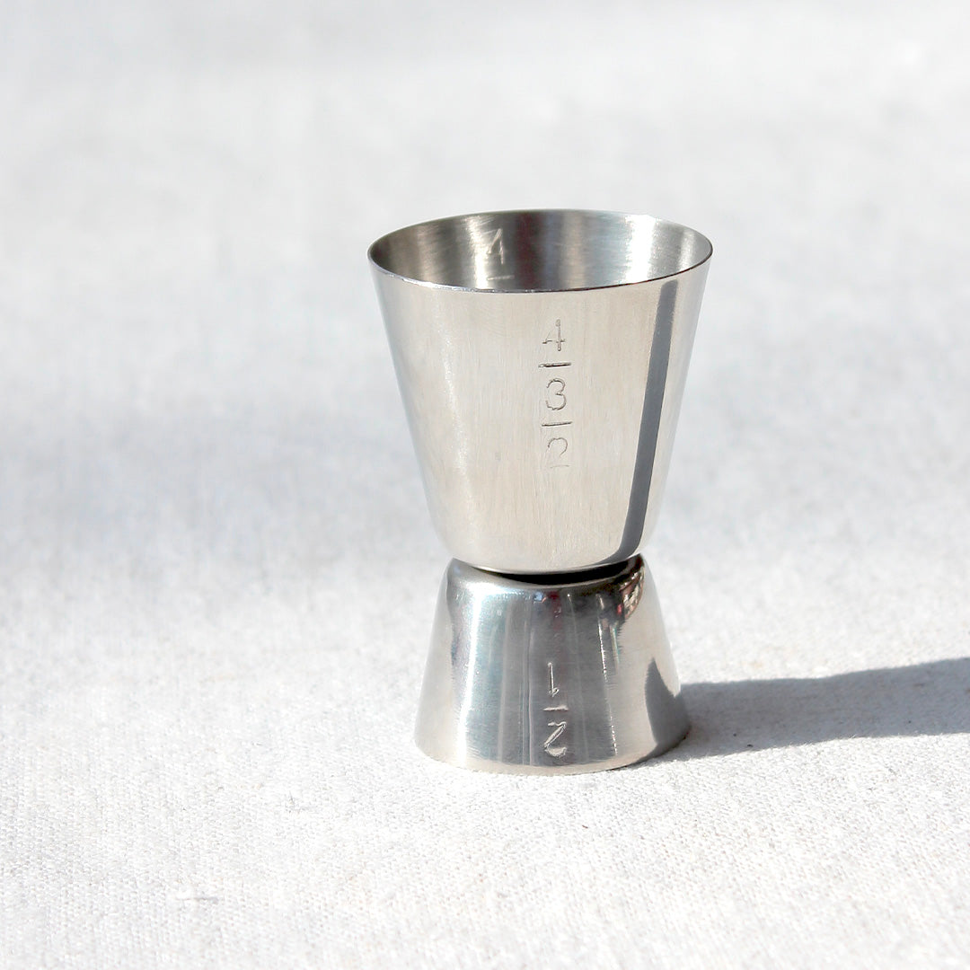 Double-mesure à alcool inox