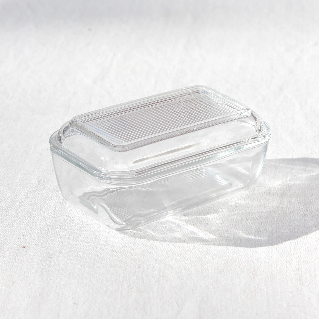 Beurrier en verre directoire