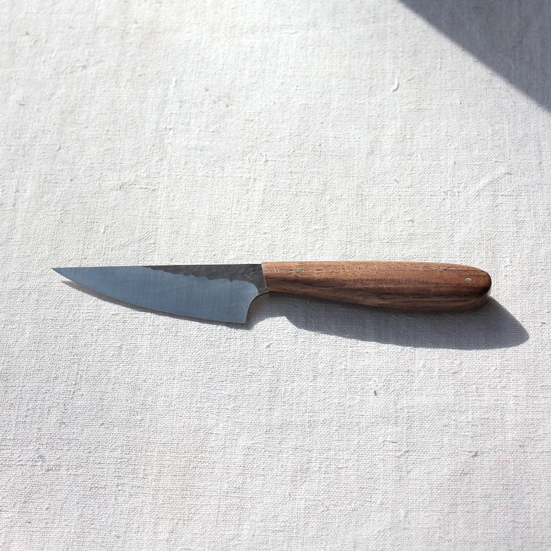 Couteau d'office artisanal manche en noyer