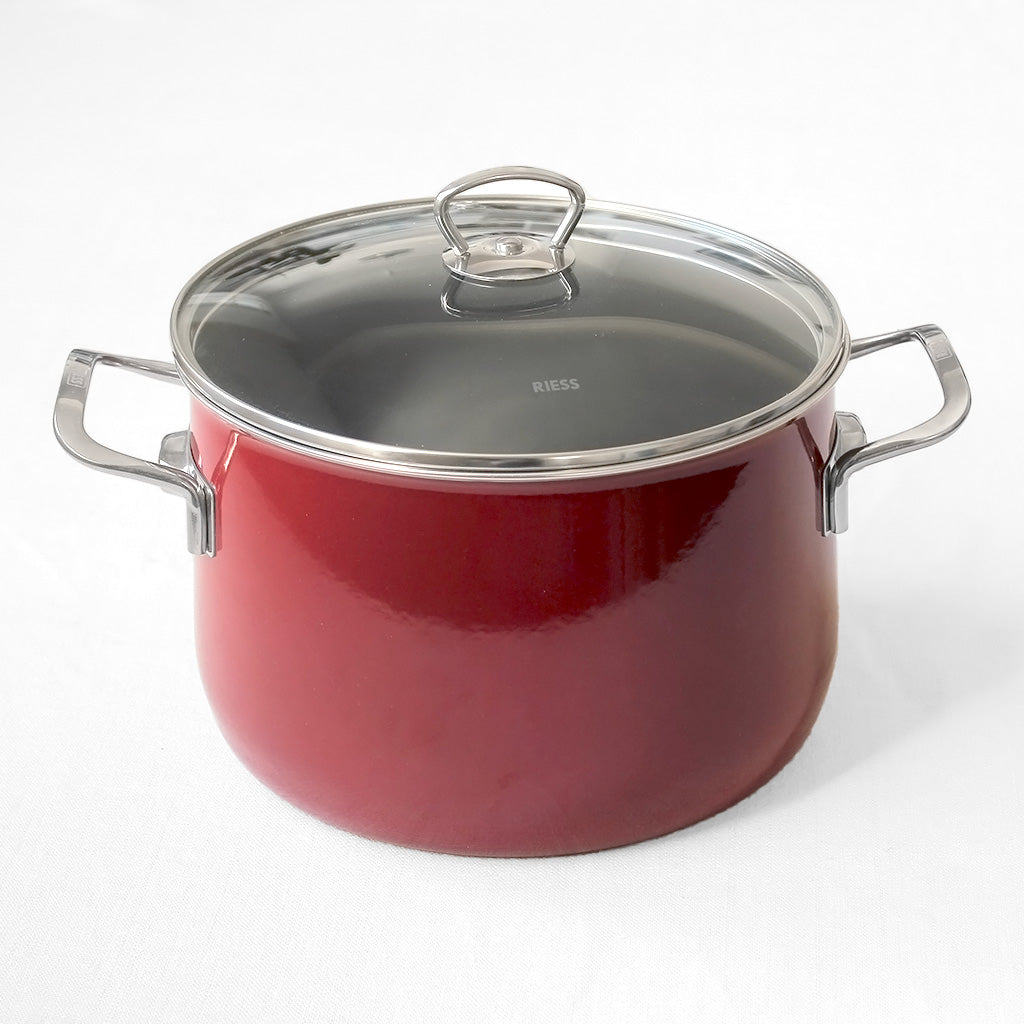 Grande marmite en acier émaillé