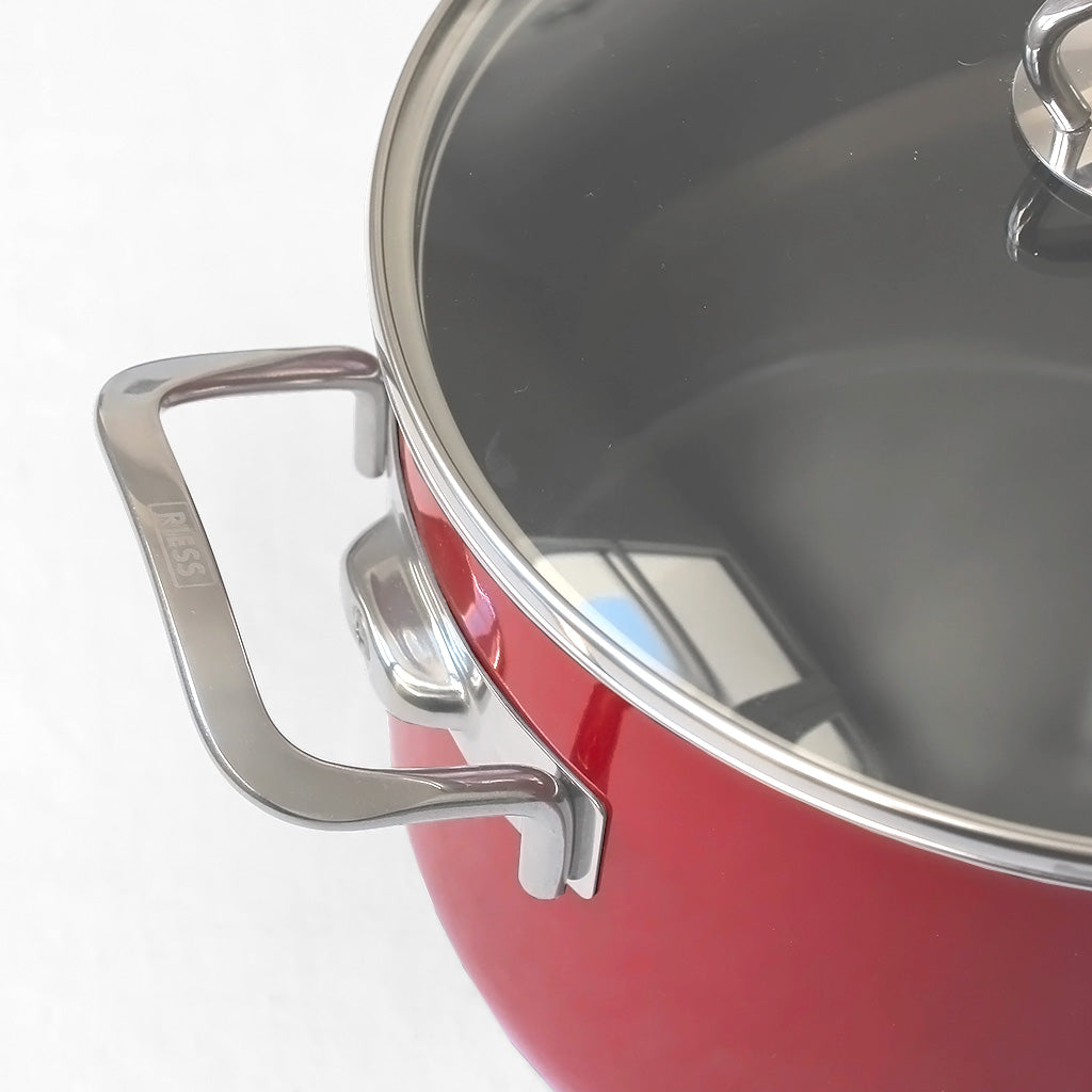 Grande marmite en acier émaillé