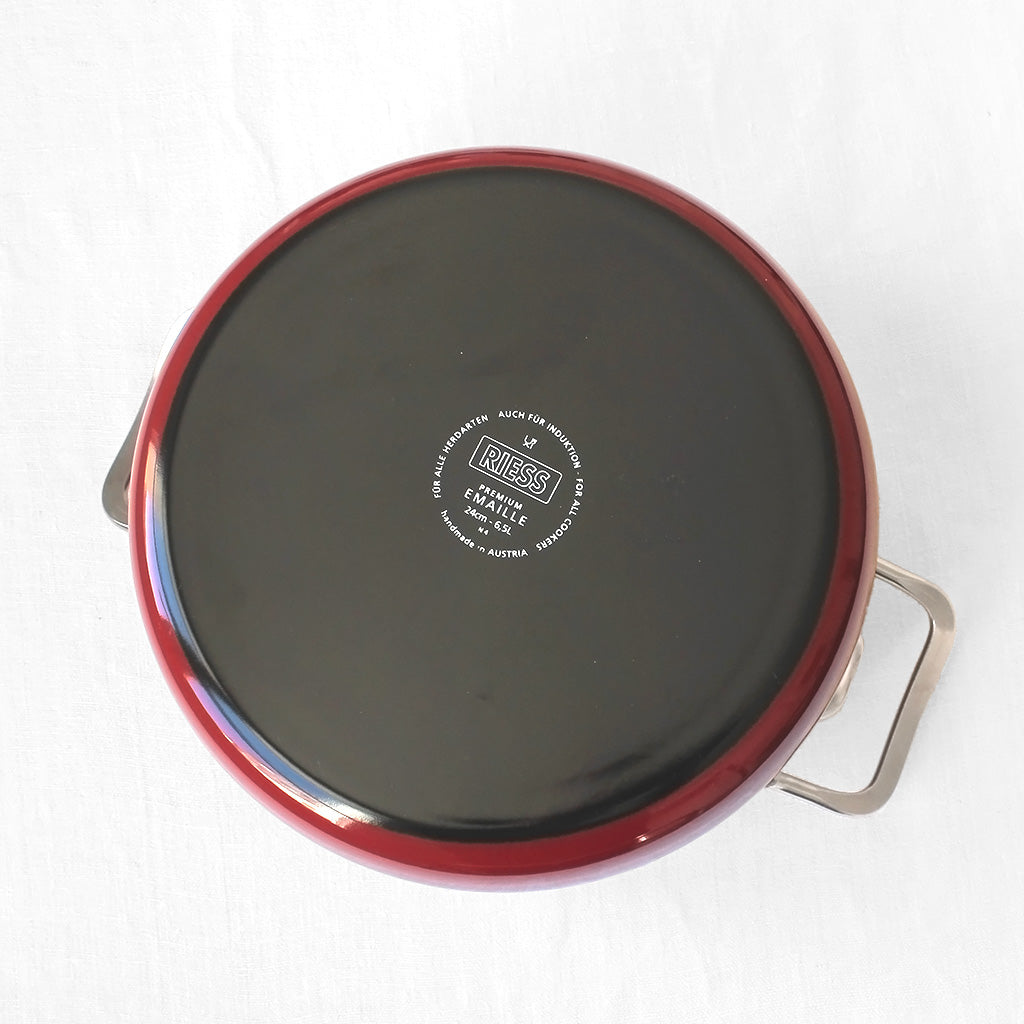 Grande marmite en acier émaillé