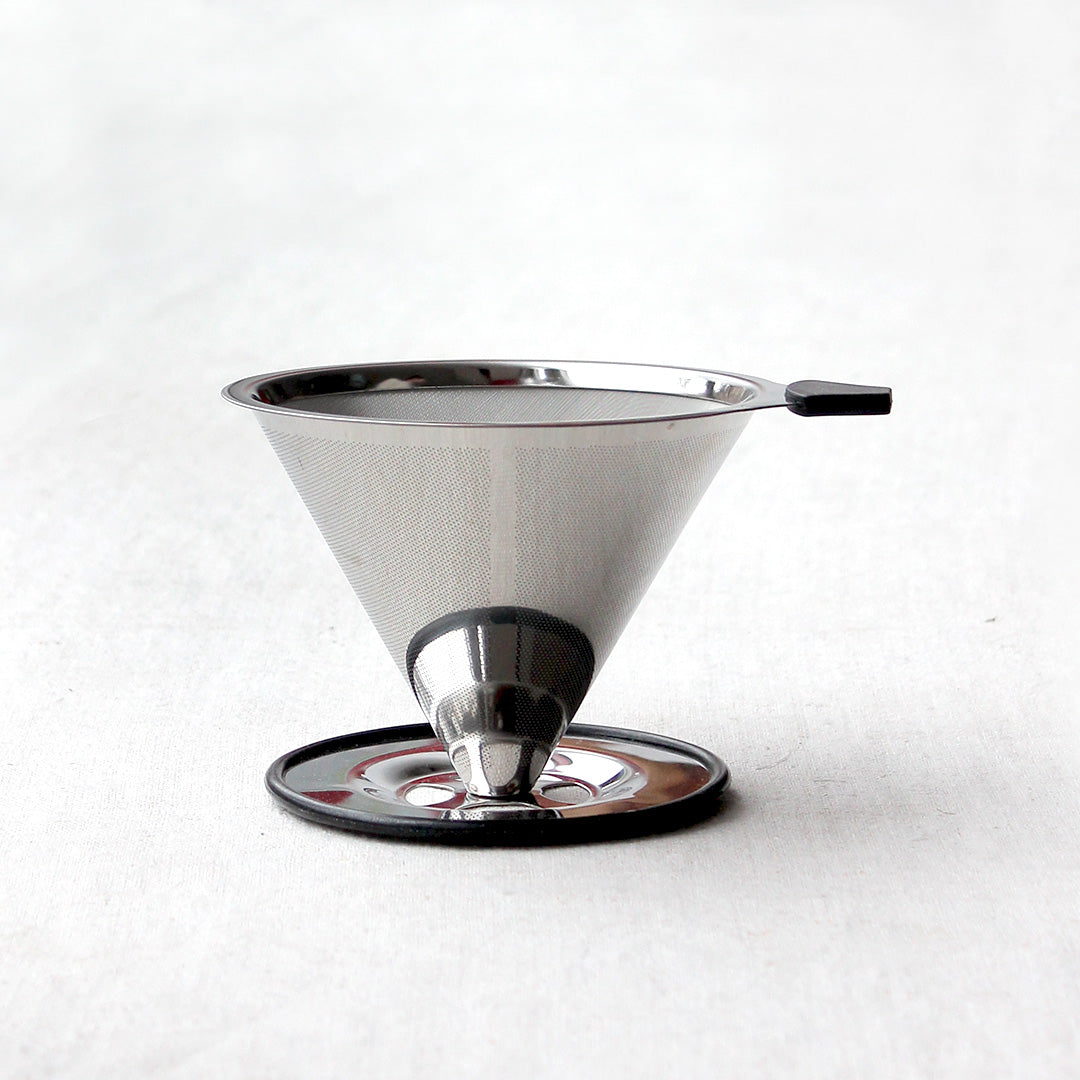 Filtre à café à disque fritté rond réutilisable en acier inoxydable pour cafetiè Filtre à café à disque fritté rond réutilisable en acier inoxydable pour cafetiè