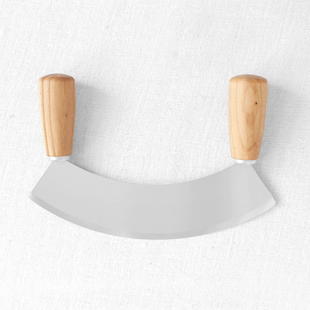 Hachoir berceuse avec poignées en frêne