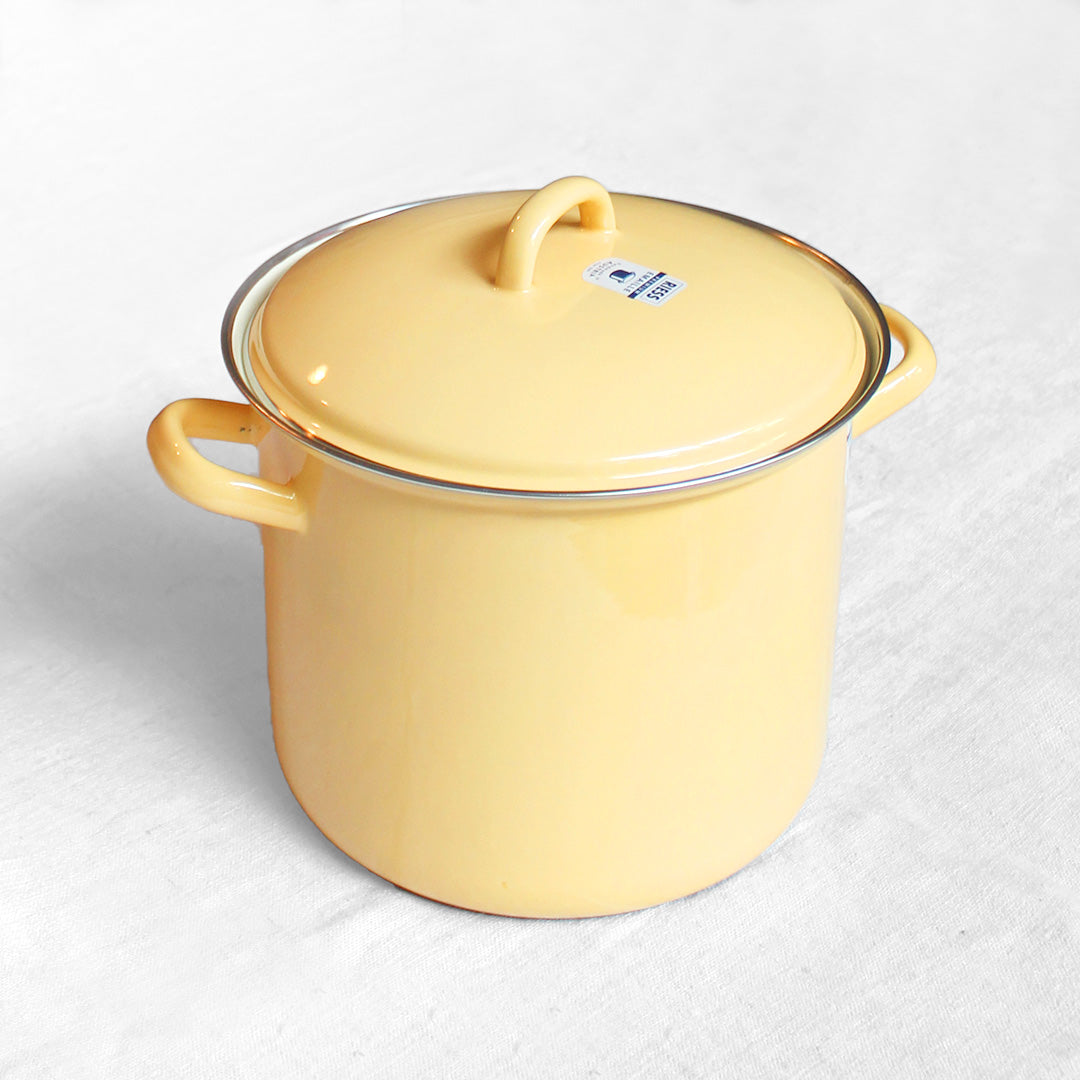 Faitout en émail coloré