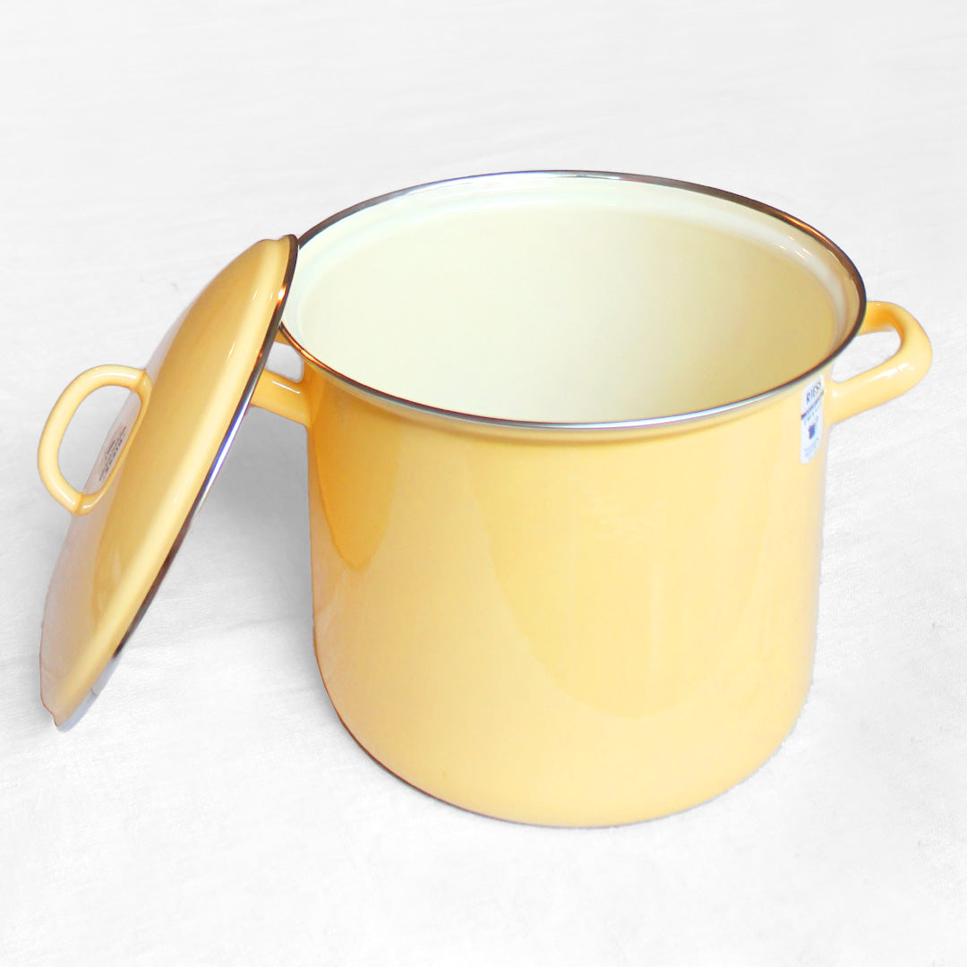 Faitout en émail coloré