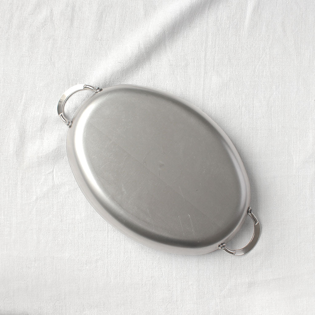 plat ovale en fer mineral b de buyer