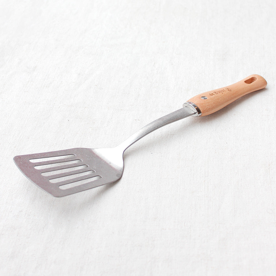 Spatule inox manche en bois