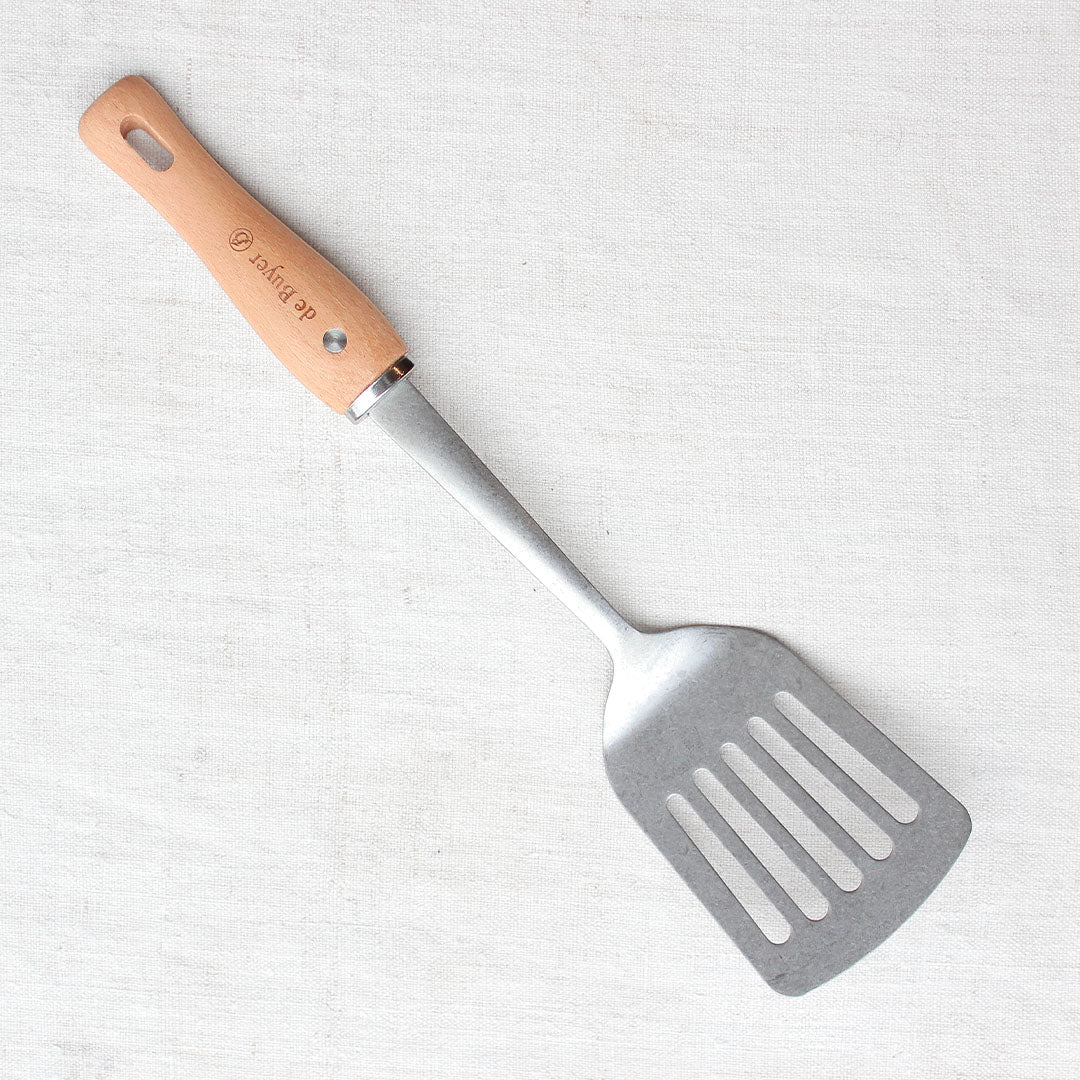 Spatule inox manche en bois