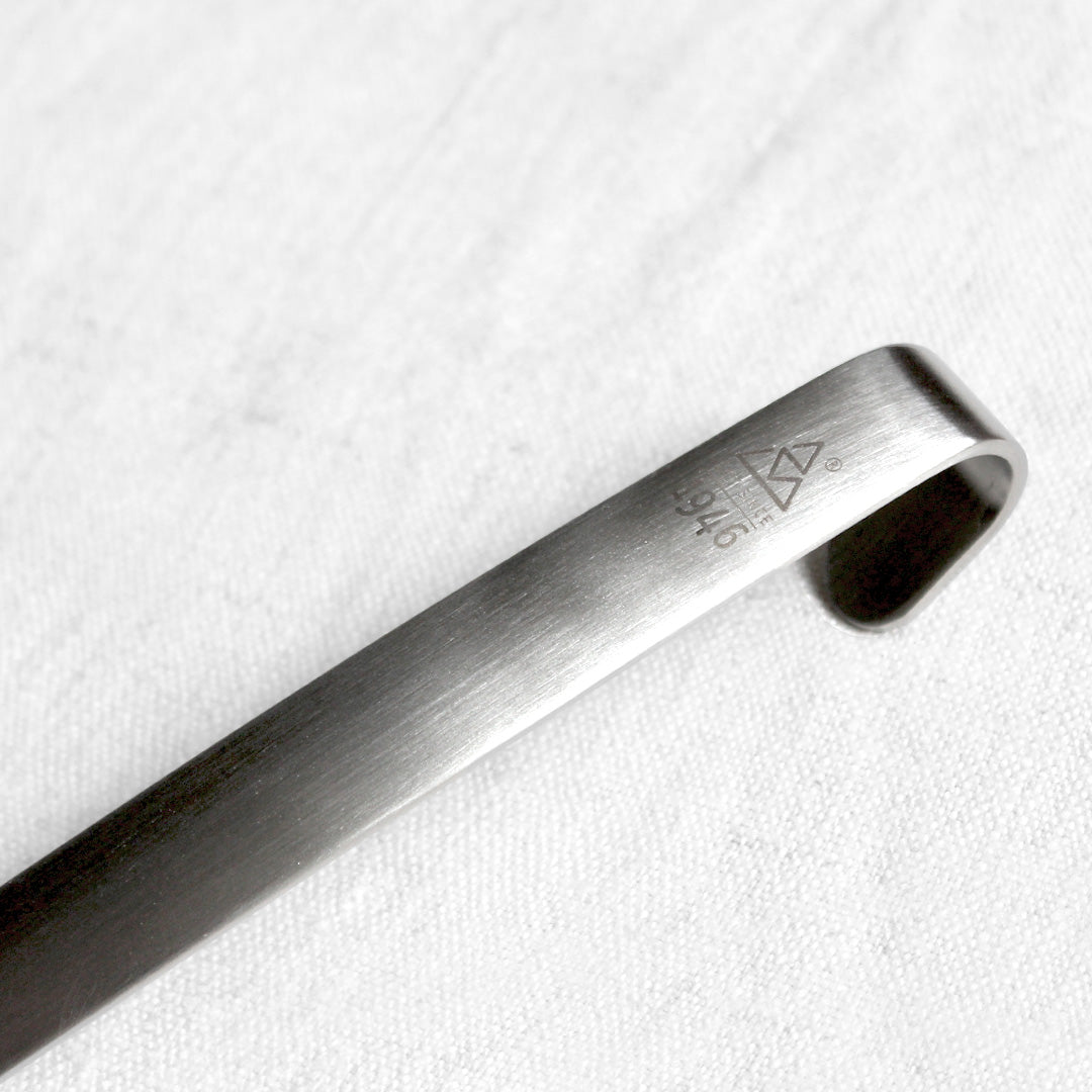 Spatule ultra-souple en inox brossé