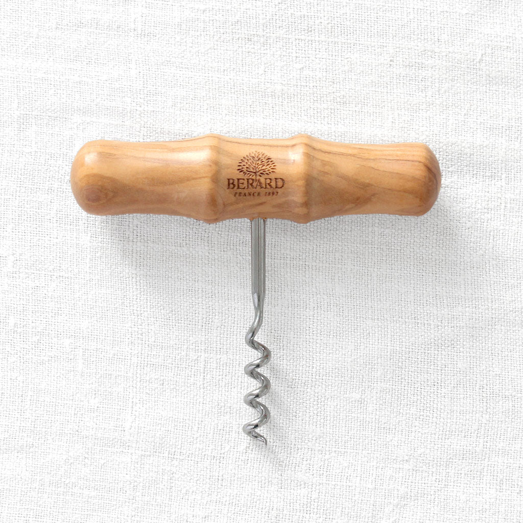 Tire-bouchon traditionnel avec manche en bois d’olivier