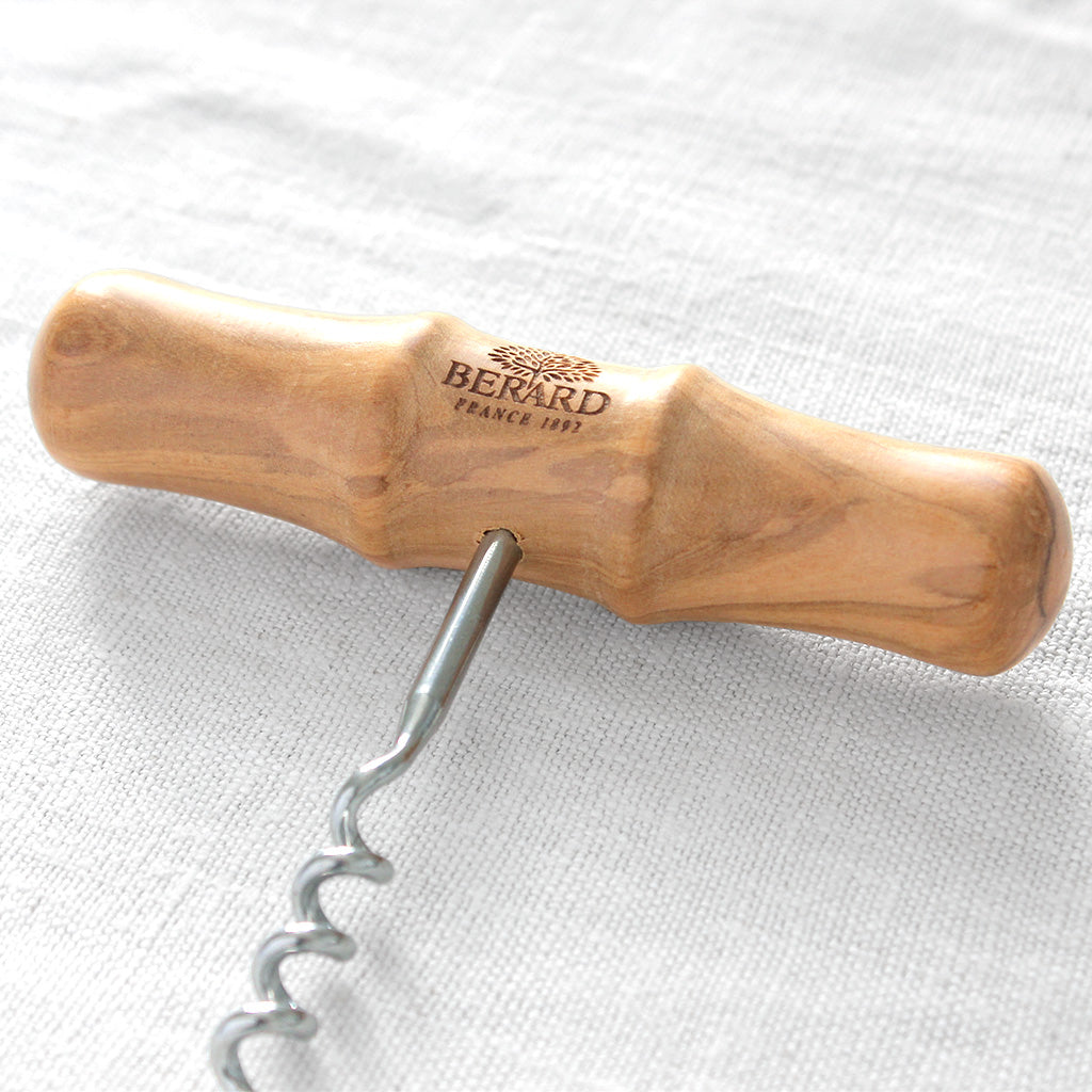 Tire-bouchon traditionnel avec manche en bois d’olivier