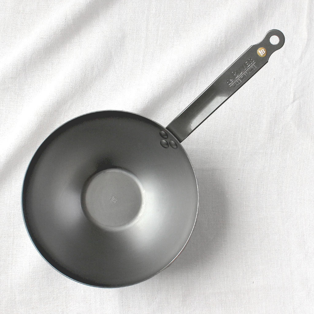 Wok en fer mineral b de buyer