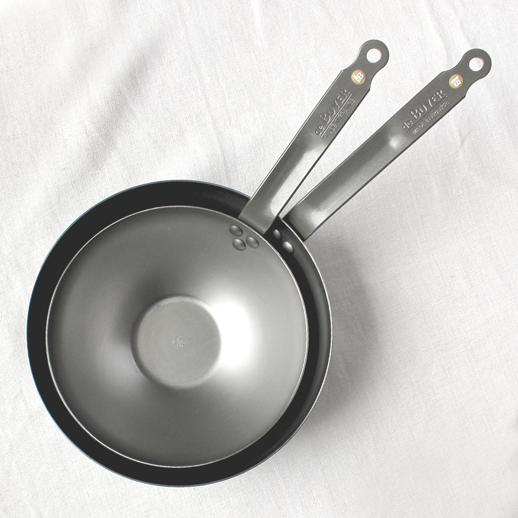 Wok en fer mineral b de buyer