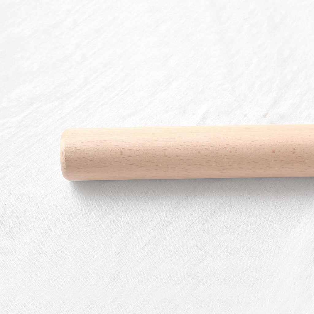 Rouleau à pâtisserie en hêtre sans poignée