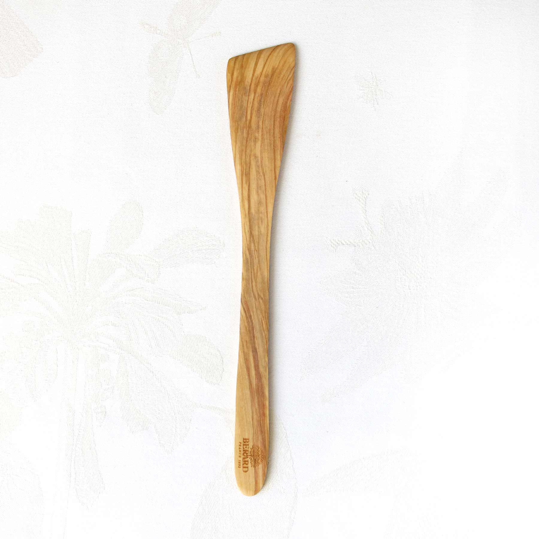 Spatule droite biseautée en bois d’olivier