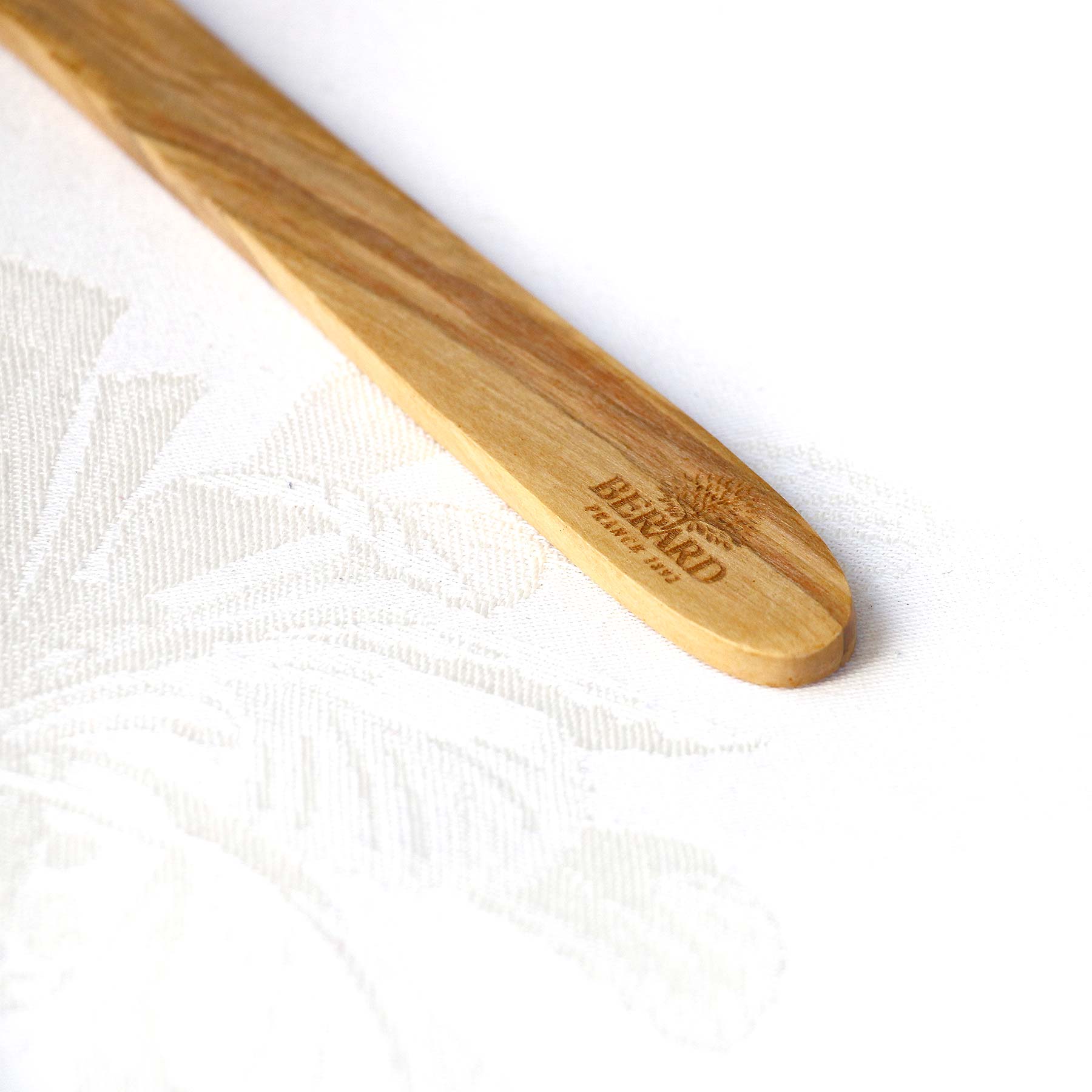 Spatule droite biseautée en bois d’olivier