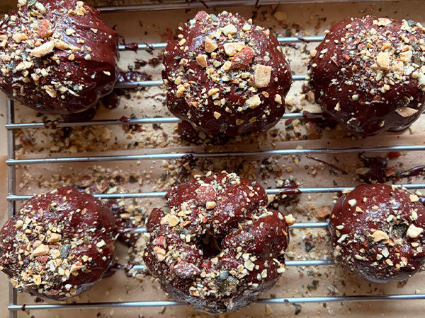 Clémentines au chocolat et graines