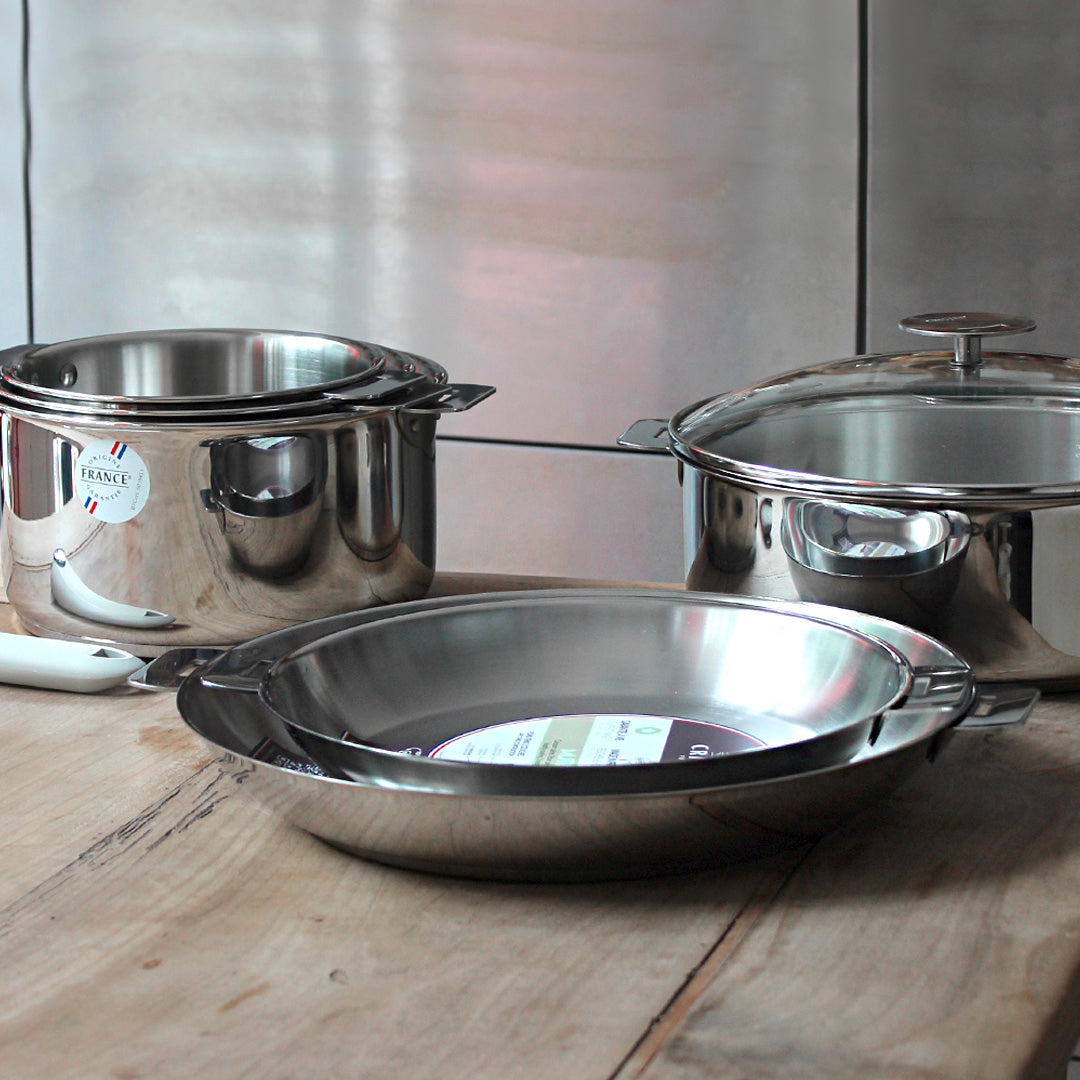 Batterie de cuisine inox 18/10 haut de gamme