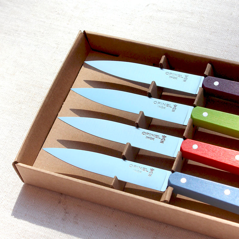 Coffret de couteaux d'office colorés Opinel