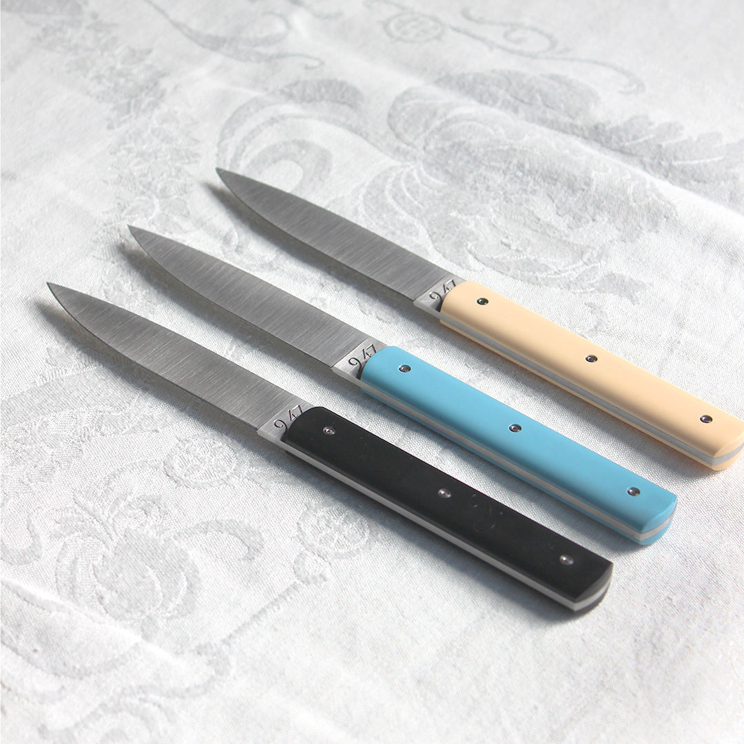 Coffret de six couteaux de table Perceval