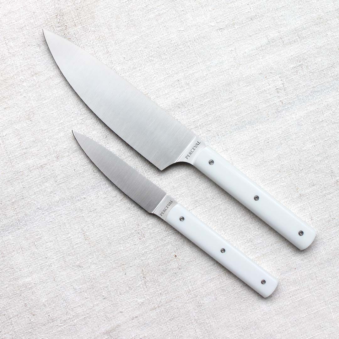 Couteau d'office artisanal blanc 9.47