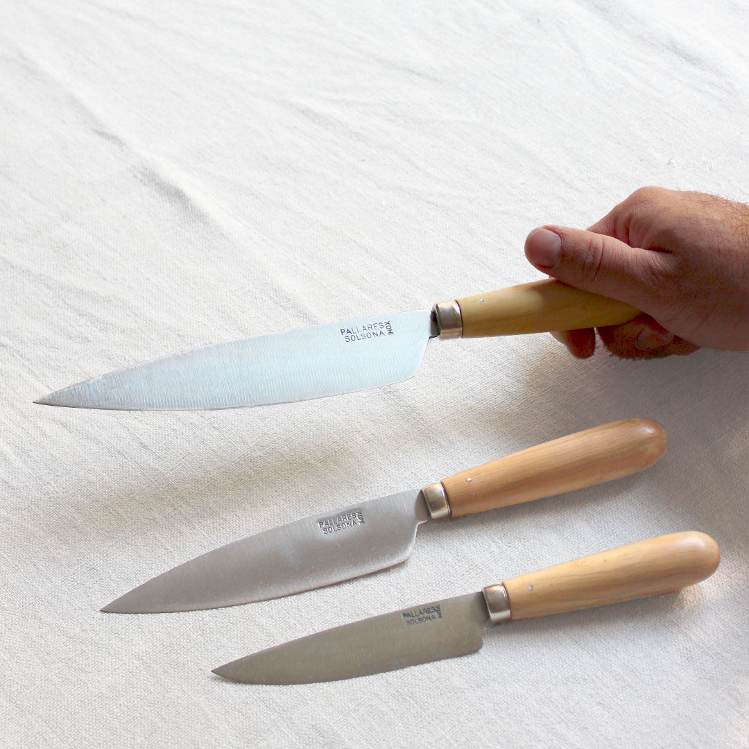 Grand couteau utilitaire manche en buis