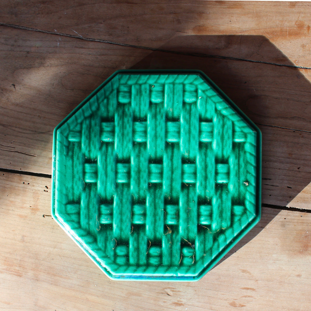 Dessous de plat en barbotine Gien