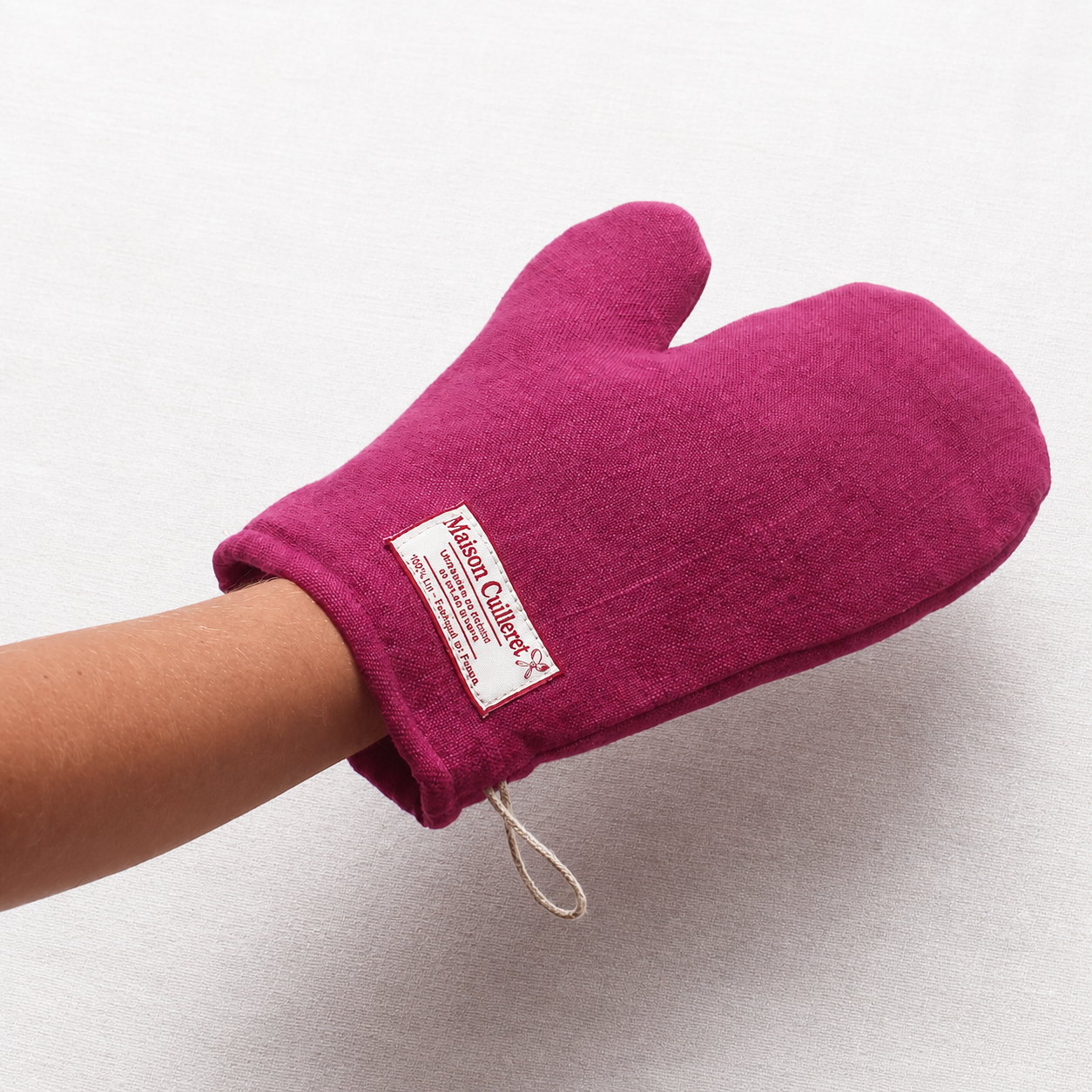Gant de cuisine magenta