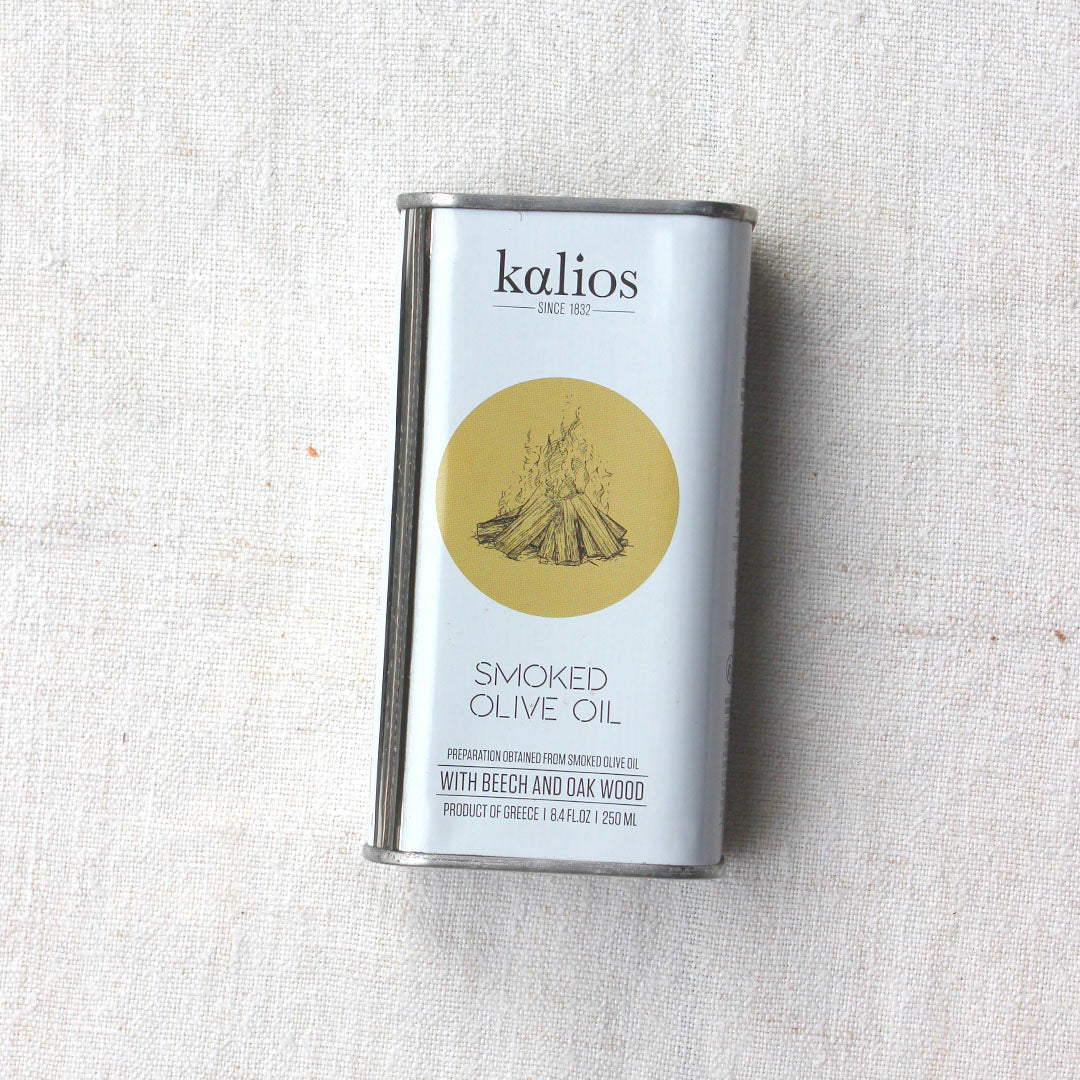 Petit bidon huile d'olive fumée