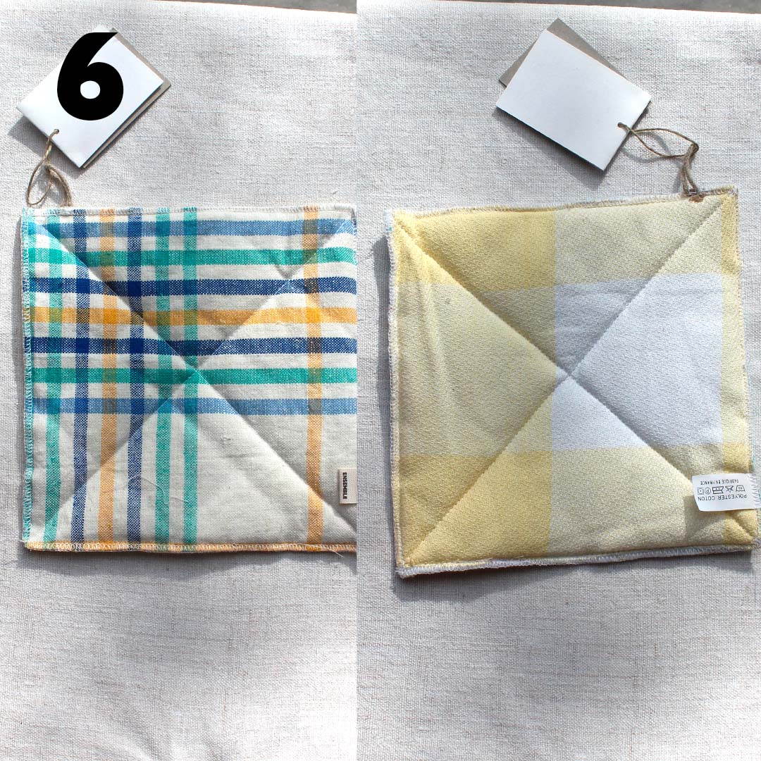 Manique de cuisine colorée upcyclée