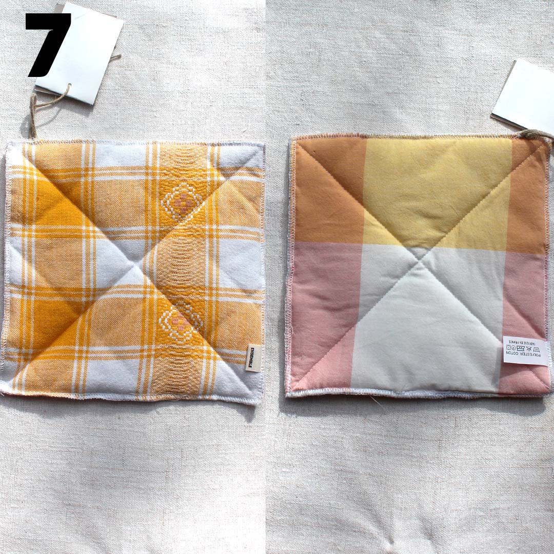 Manique de cuisine colorée upcyclée