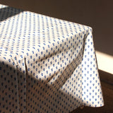 Nappe rectangulaire bleu provençal