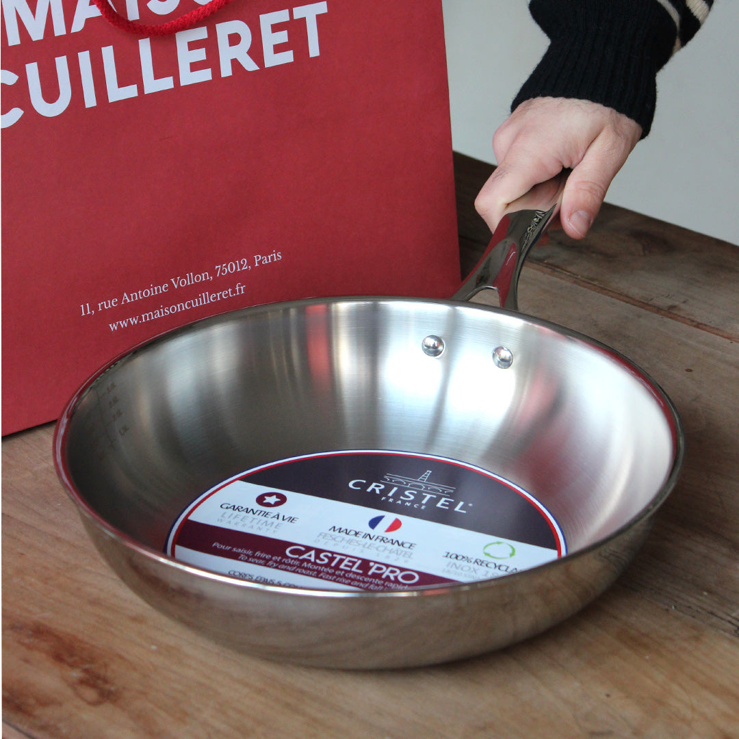 Poêles en inox 18/10 - Fabriqué en France - Garantie à vie