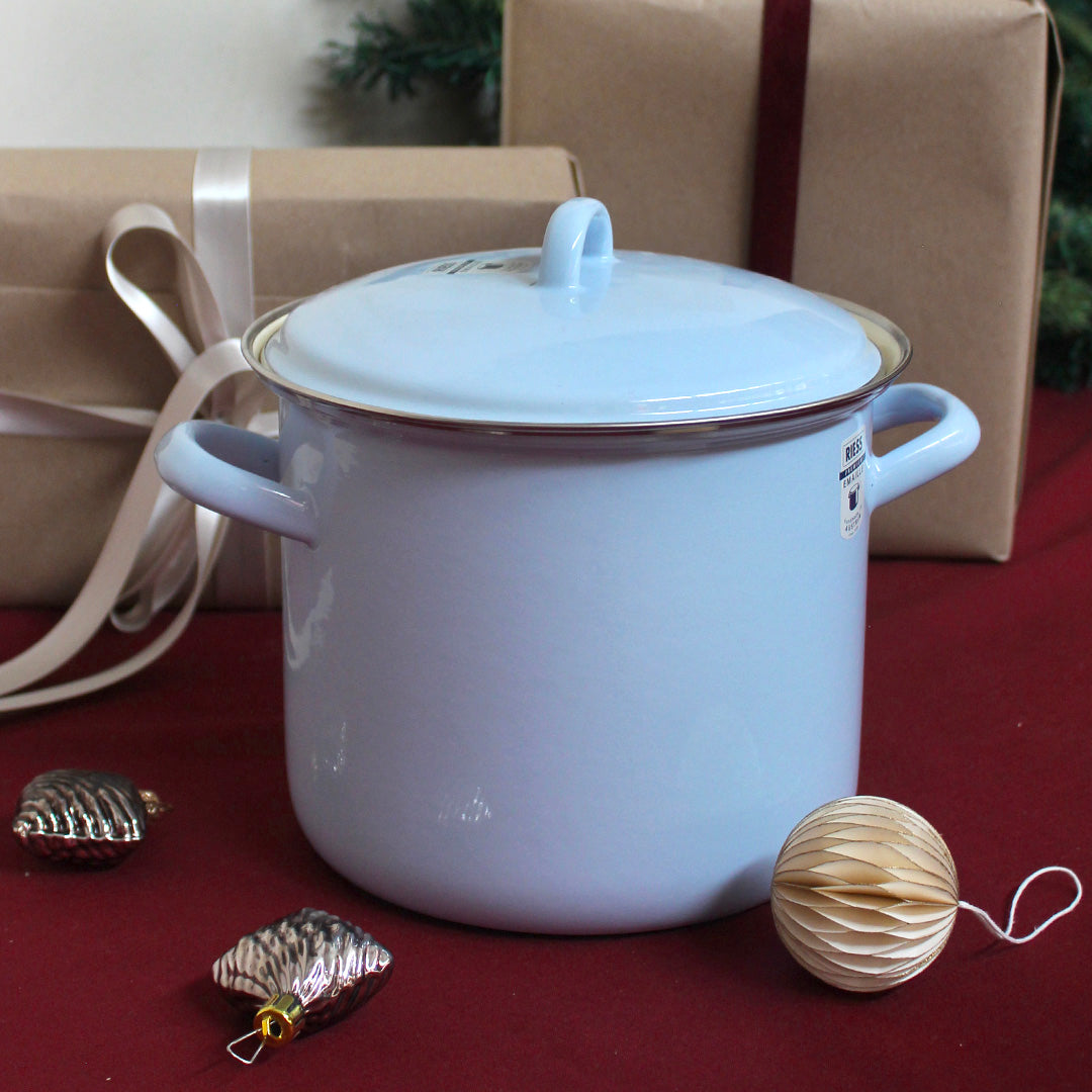 Faitout en émail coloré