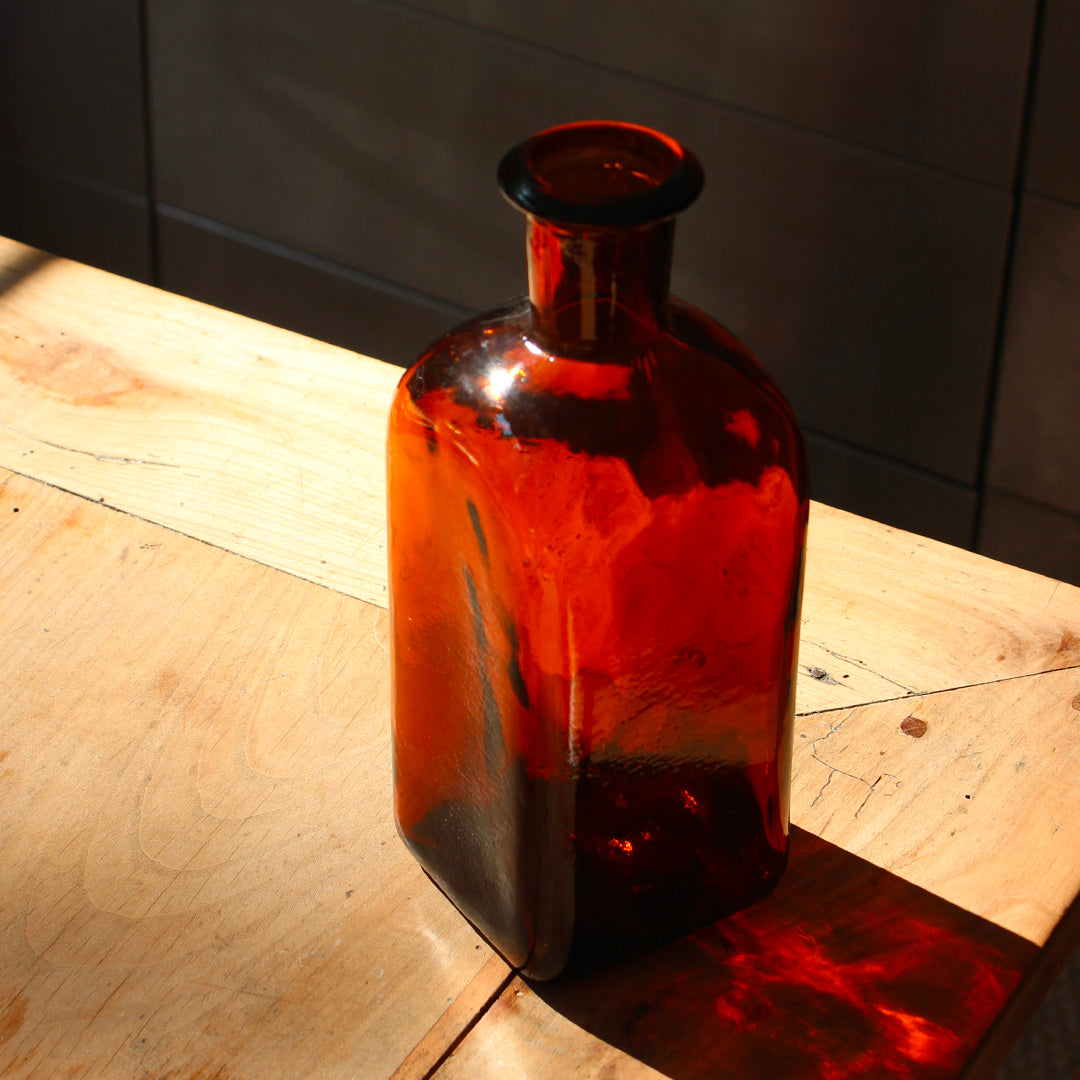 Carafe ambrée vintage