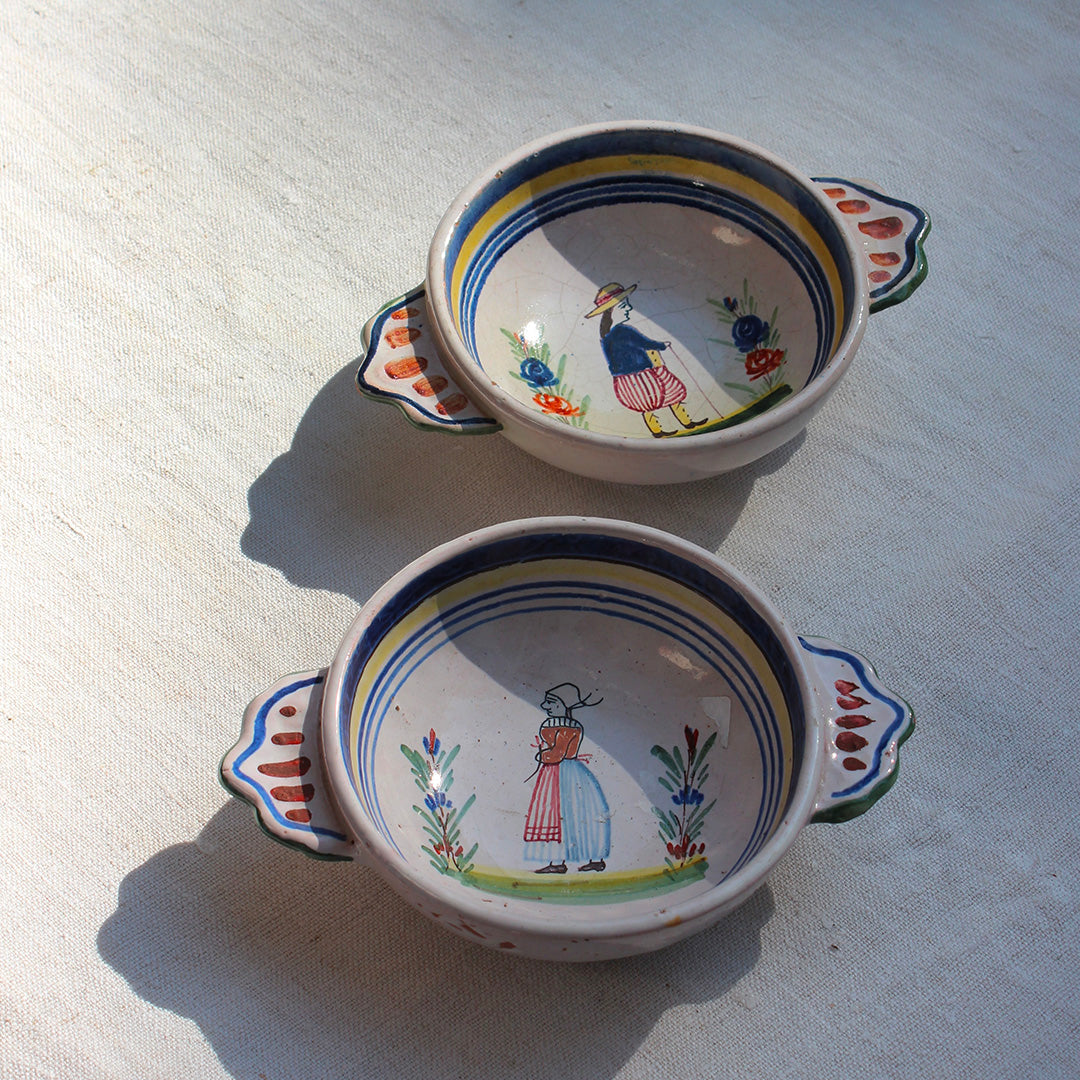 Duo de bols bretons anciens