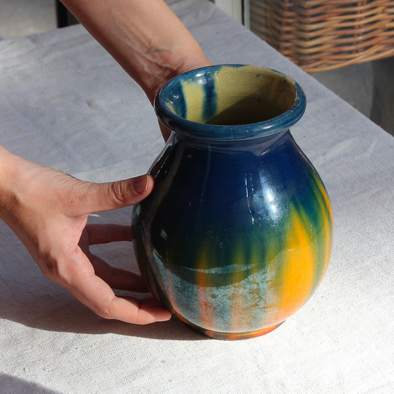 Vase en céramique vernissée Vallauris