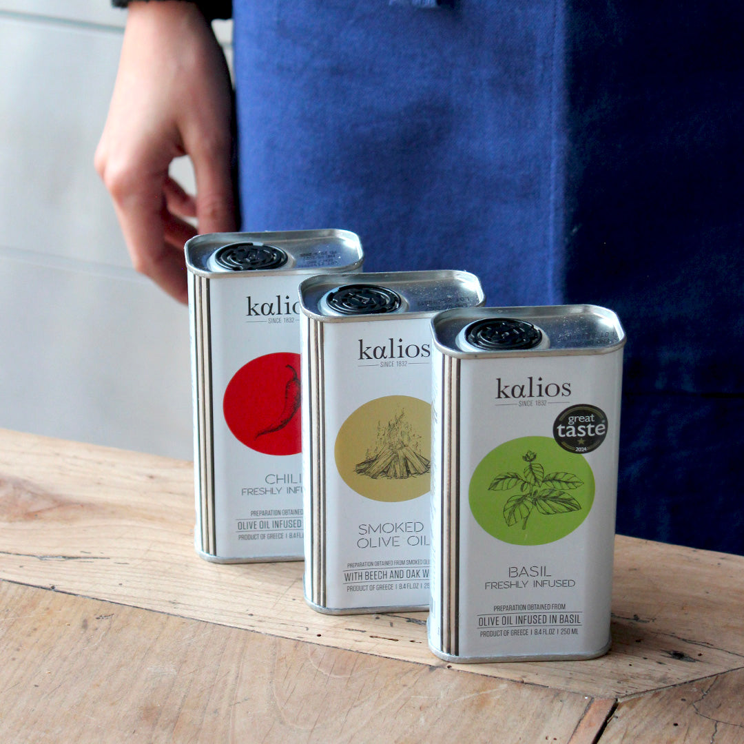 Petit bidon huile d'olive infusée au basilic